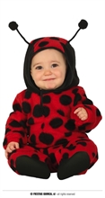 COSTUME COCCINELLA BABY TAGLIA 12-18 MESI