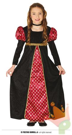 COSTUME DAMA MEDIEVALE TAGLIA 5-6 ANNI