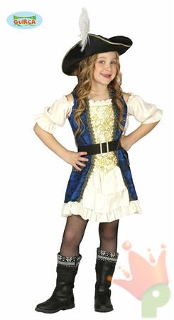 COSTUME PIRATA LUXURY BAMBINA 5-6 ANNI