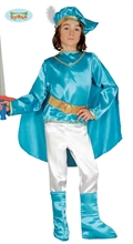 COSTUME PRINCIPE AZZURRO BAMBINO 3-4 ANNI