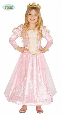 COSTUME PRINCIPESSA VELLUTO BAMBINA 3-4 ANNI