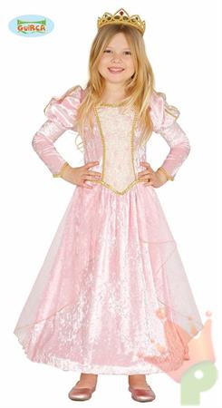 COSTUME PRINCIPESSA VELLUTO BAMBINA 5-6 ANNI