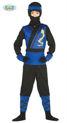 COSTUME NINJA BLU TG. 5-6 ANNI