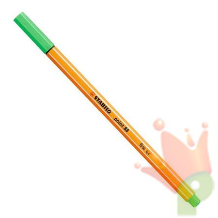 PENNA STABILO POINT 88 FINE 0.4 88/43 VERDE FOGLIA