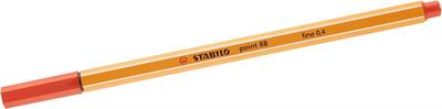 PENNA STABILO POINT 88 FINE 0.4 88/48 CARMINIO