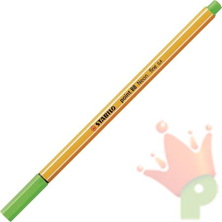 PENNA STABILO POINT 88 FINE 0.4 88/033 VERDE NEON