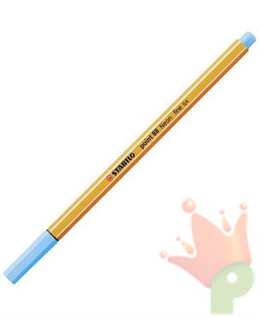 PENNA STABILO POINT 88 FINE 0.4 88/031 AZZURRO NEON