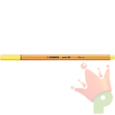 PENNA STABILO POINT 88 FINE 0.4 88/24 GIALLO LIMONE