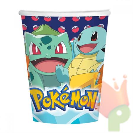 BICCHIERI POKEMON 8 PZ 250 ML