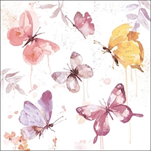 TOVAGLIOLI BUTTERFLY COLLECTION ROSE 33X33 CM 20 PZ