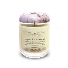 CANDELA HEART & HOME 340 G  SOGNO DI GELSOMINO