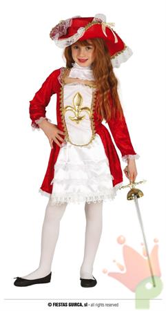 COSTUME MOSCHETTIERA TG. 7-9 ANNI