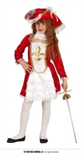 COSTUME MOSCHETTIERA TG. 7-9 ANNI