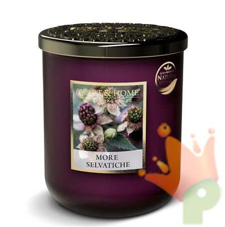 CANDELA HEART & HOME 320 G PROFUMATA MORE SELVATICHE