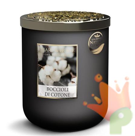 CANDELA HEART & HOME 320 G BOCCIOLI DI COTONE