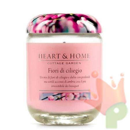 CANDELA HEART & HOME 340 G FIOR  DI CILIEGIO