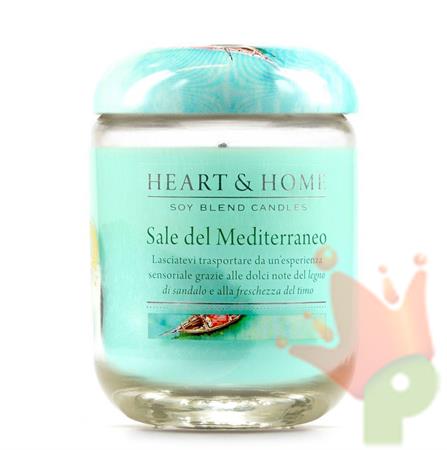 CANDELA HEART & HOME 340 G  SALE DEL MEDITERRANEO