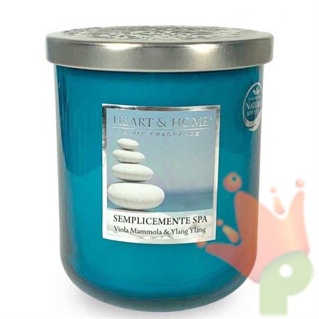 CANDELA HEART & HOME 340 G SEMPLICEMENTE SPA