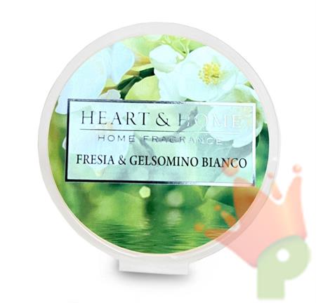 CIALDA IN CERA DI SOIA HEART & HOME 26 G FRESIA E GELSOMINO