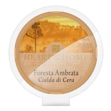 CIALDA IN CERA DI SOIA HEART & HOME 26 G FORESTA AMBRATA