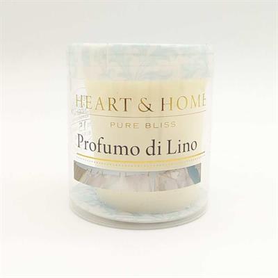 CANDELA HEART & HOME 53 G PROFUMO DI LINO