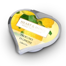 CIALDA IN CERA DI SOIA HEART & HOME 26 G PROFUMO DI LIMONI