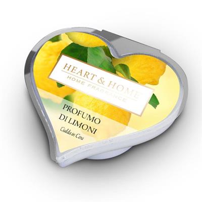 CIALDA IN CERA DI SOIA HEART & HOME 26 G PROFUMO DI LIMONI