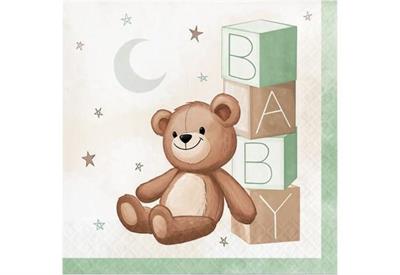 TOVAGLIOLI BABY ORSETTO 33X33 CM 16 PZ