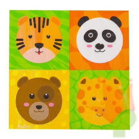 TOVAGLIOLI 33X33 ZOO PARTY 16PZ