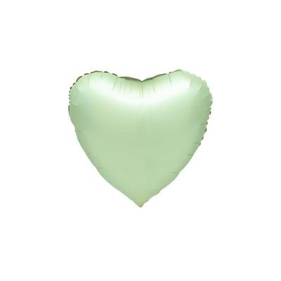 PALLONCINO MYLAR CUORE VERDE SALVIA 45 CM