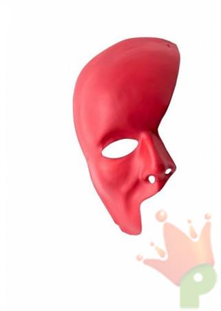 MASCHERA MEZZO VOLTO ROSSO