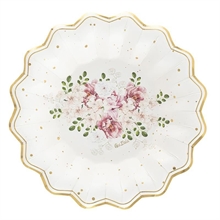 PIATTI FONDI QUEEN ROSE 24 CM 8 PZ