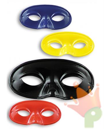 MASCHERA DOMINO IN PLASTICA COL ASS.