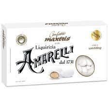 CONFETTI AMARELLI CON LIQUIRIZIA CIOCCOLATO BIANCO MAXTRIS 1 KG