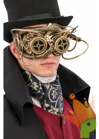 MASCHERA STEAMPUNK ORO