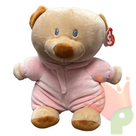 PELUCHE BABY TY ORSSETTO CON PIGIAMA ROSA 28 CM