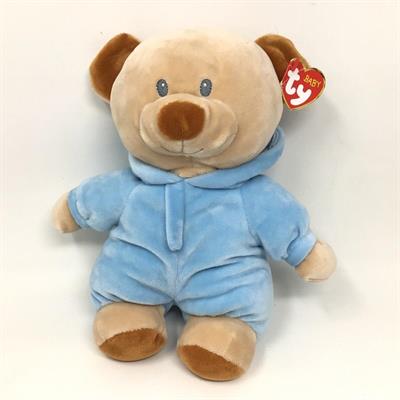 PELUCHE BABY TY ORSETTO CON PIGIAMA AZZURRO 28 CM