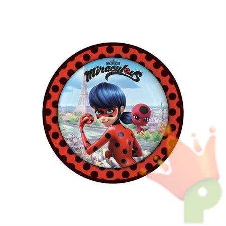 PIATTI IN CARTA MIRACULOUS LADYBUG 23 CM 8 PZ