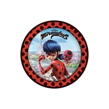 PIATTI IN CARTA MIRACULOUS LADYBUG 23 CM 8 PZ