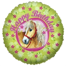 PALLONCINO BALLOON HAPPY BIRTHDAY CON CAVALLO #