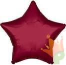 PALLONCINO MYLAR 18INCH STELLA BORDEAUX