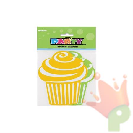 MINI CUPCKE CUTOUT 10 PZ