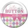 PIATTI 23CM CUTE/BUTTON GIRL 8PZ #