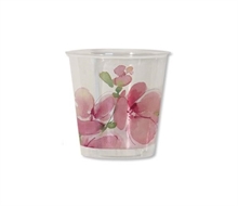 BICCHIERI KRISTALL 300CC PINK FLOWERS 8PZ