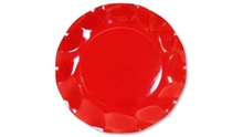 PIATTI PICCOLI 21 CM ROSSO 8 PZ