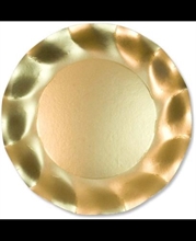 PIATTI PICCOLI 21 CM ORO SATINATO 8 PZ