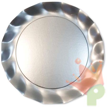 PIATTI MAXI 32,4 CM ARGENTO SATINATO 4 PZ