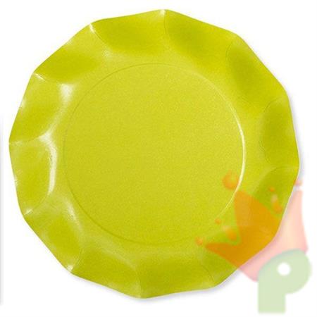 PIATTI PICCOLI 21CM VERDE LIME 10PZ