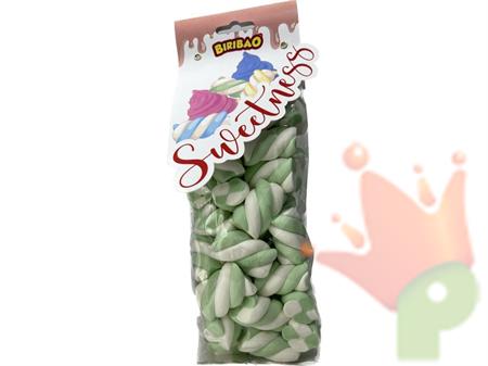 MARSHMALLOW BIRIBAO TRECCIA BIANCA VERDE 200 GR