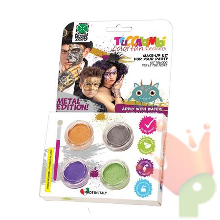 KIT TRUCCO PROFESSIONALE AD ACQUA COLORI MIX